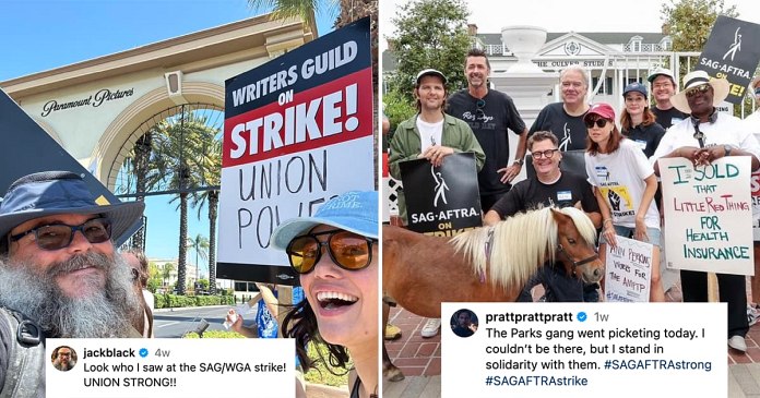 10 Best Celebrities Supporting WGA & SAG Strike Picket Lines (2023)