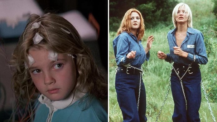 Drew Barrymore In 'Firestarter' And 'Charlie's Angels'