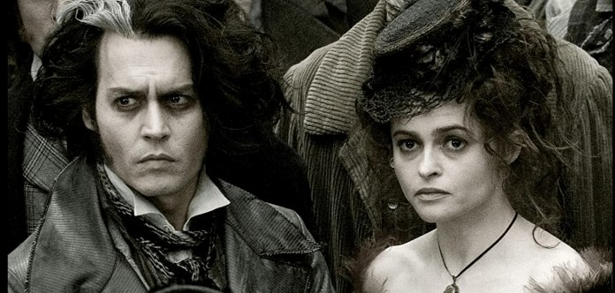 Helena Bonham Carter And Johnny Depp In 'Sweeney Todd: The Demon Barber of Fleet Street'