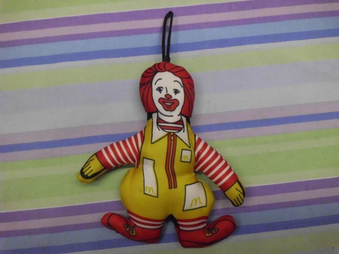 Stuffed Ronald McDonald Nightmare Fuel