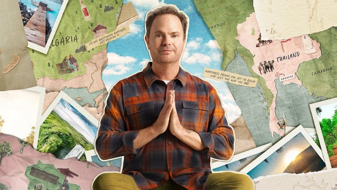 Rainn Wilson and the Geography of Bliss poster for season 2