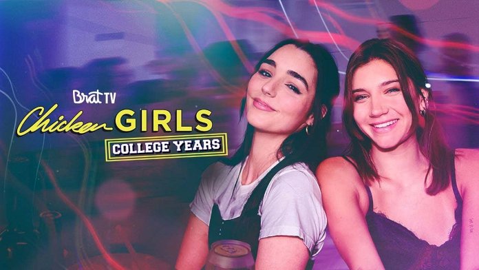 Chicken Girls: College Years poster for season 3