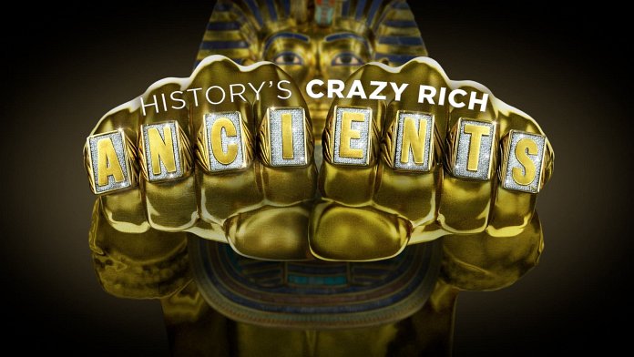 History's Crazy Rich Ancients poster for season 3