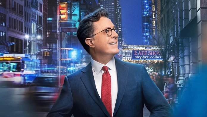 The Late Show with Stephen Colbert poster for season 10